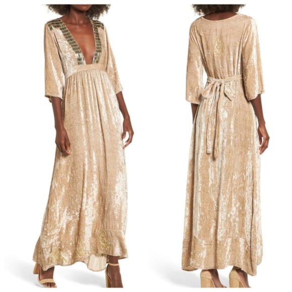 Anthropologie RAGA Romantic Visions Velvet Dress - Picture 8 of 8